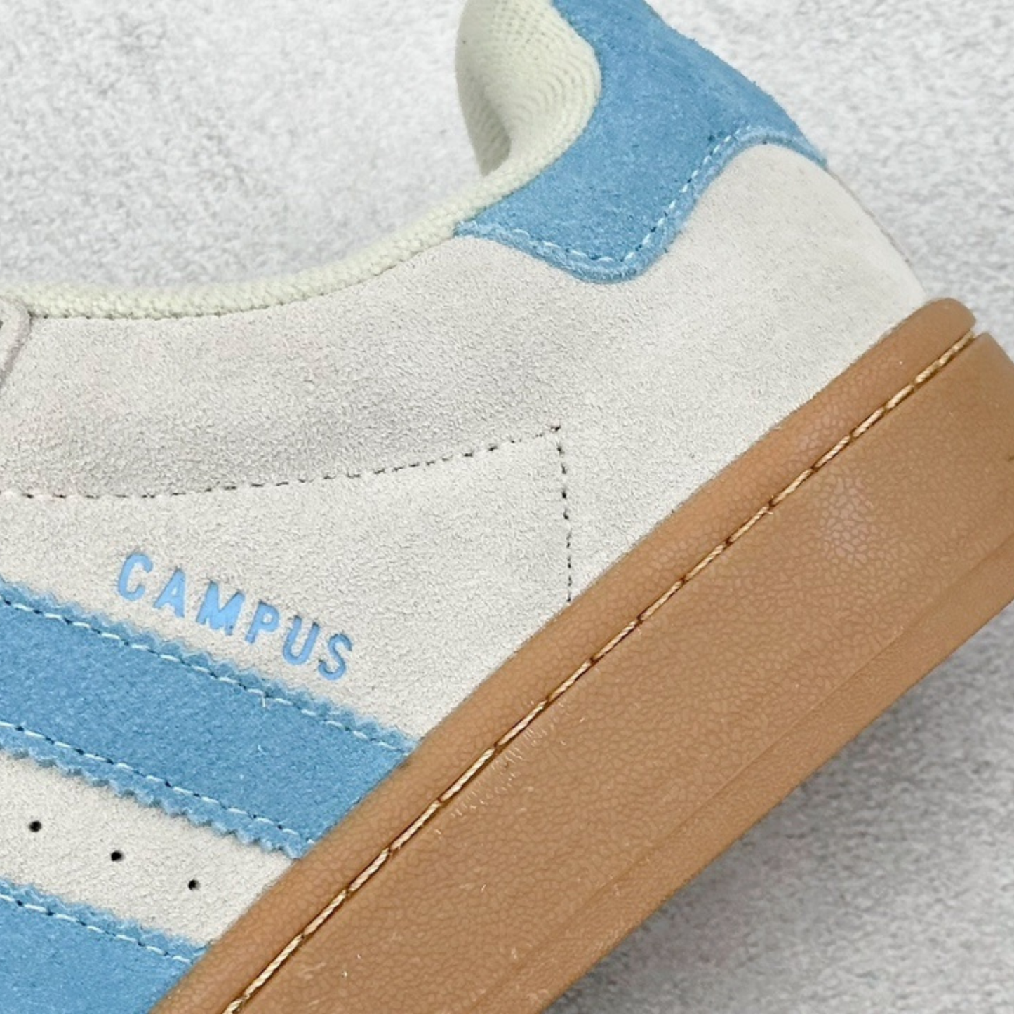 Adidas Campus 00's - Crystal White Lucid Blue Gum