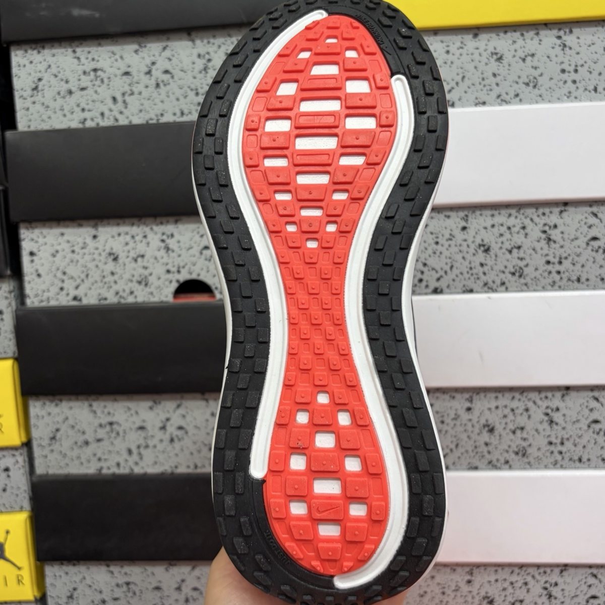 Nike Vomero Plus - White Black Bright Crimson