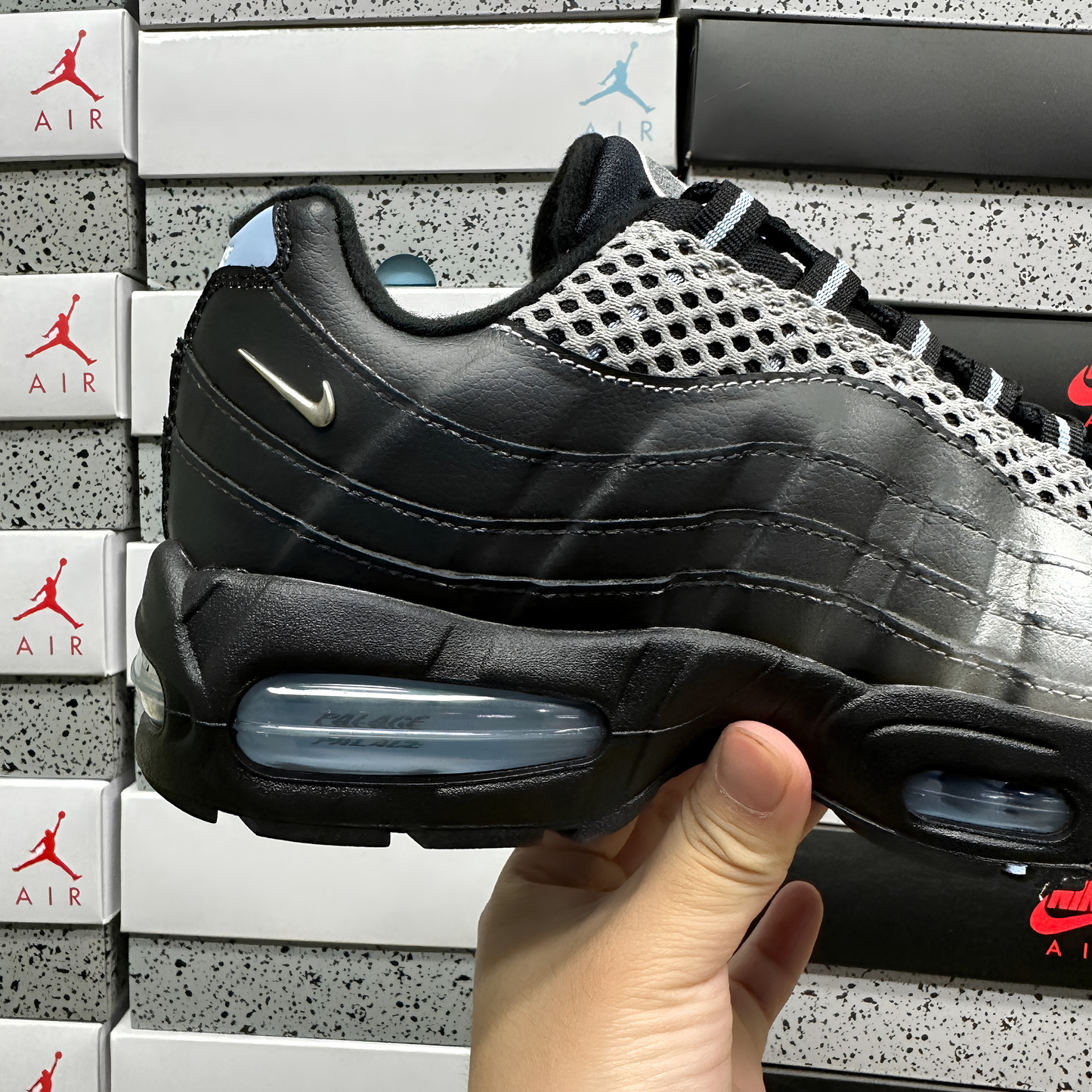 Air Max 95 x Palace - Metallic Silver and Aluminum