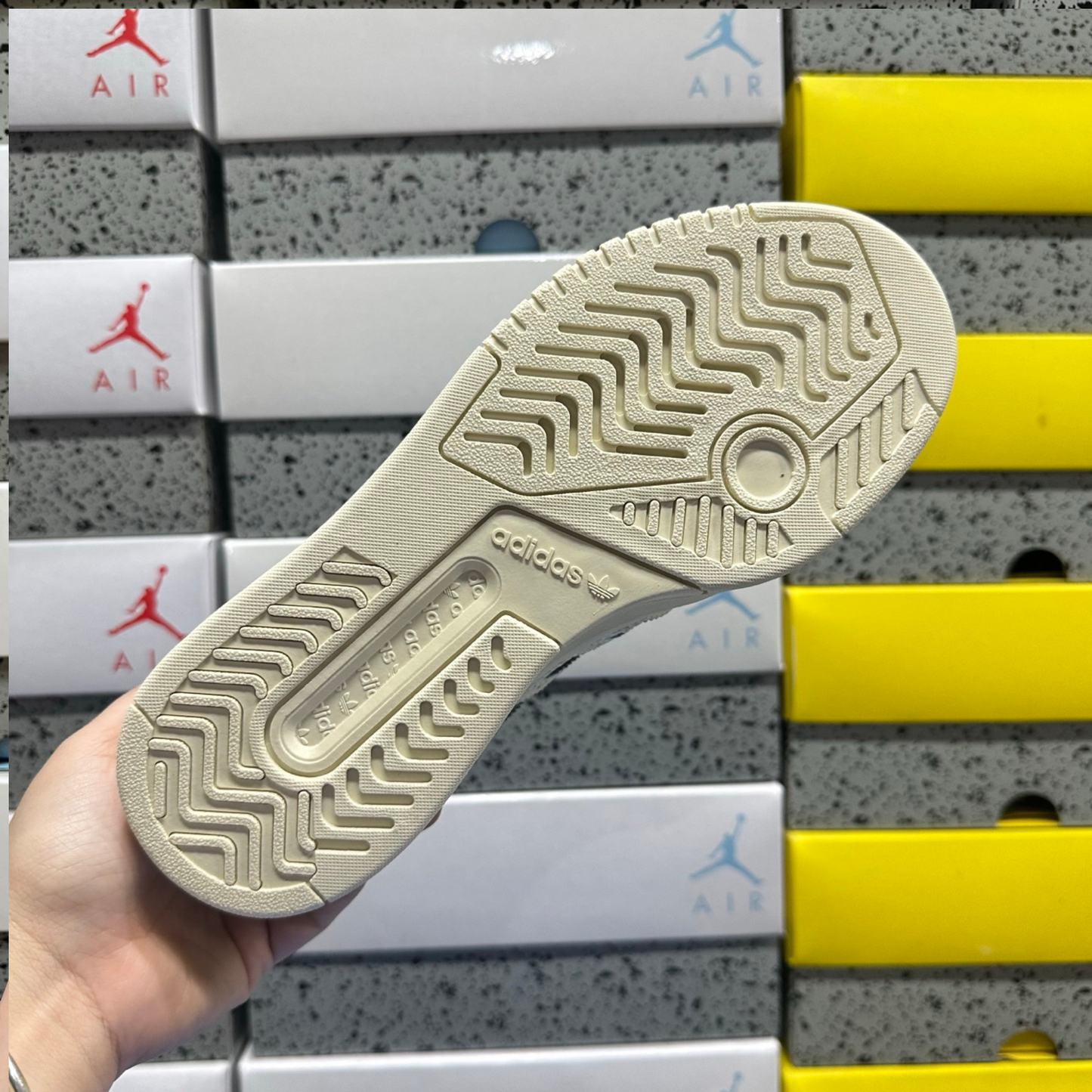 Adidas Drop Step Low - Off White / Halo Blue