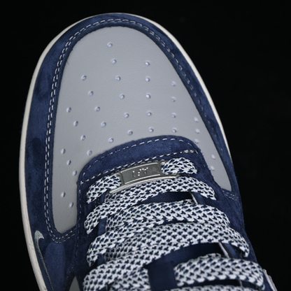 Stüssy x Nike Air Force 1 Low - Midnight Blue/White