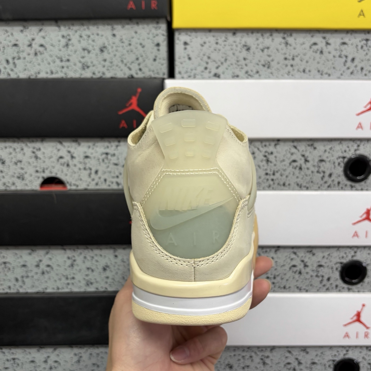 Off-White x Air Jordan 4 Retro SP - Sail