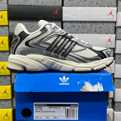 Adidas Response CL - Core Black White Silver Metallic