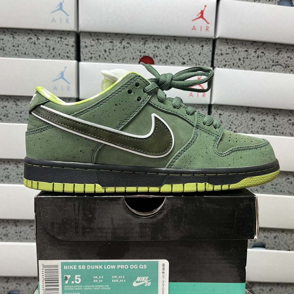 Concepts X Nike SB Dunk Low - Green Lobster