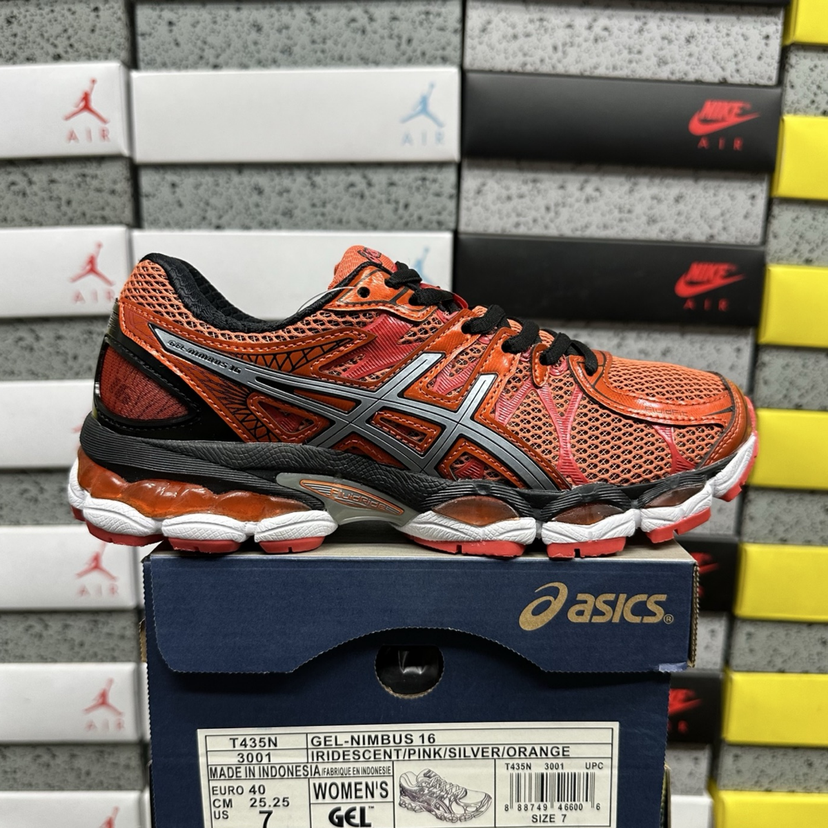 Asics Gel Nimbus 16 - Flash Orange / Lightning