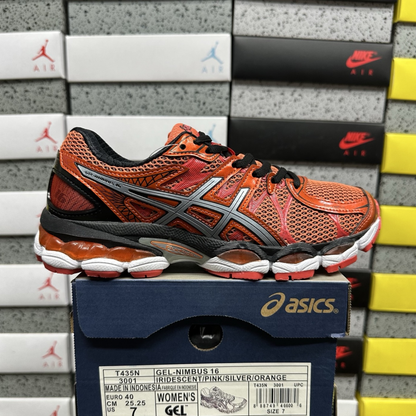 Asics Gel Nimbus 16 - Flash Orange / Lightning