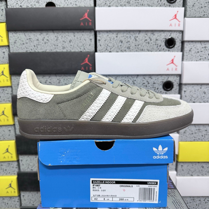 Adidas Gazelle Indoor - Silver Green Core Black