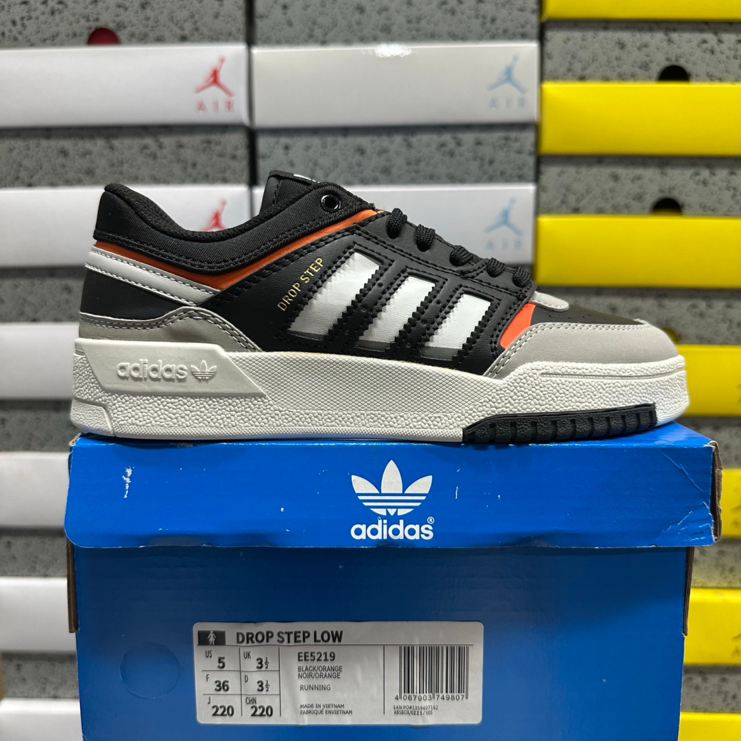 Adidas Drop Step Low - Black / Orange