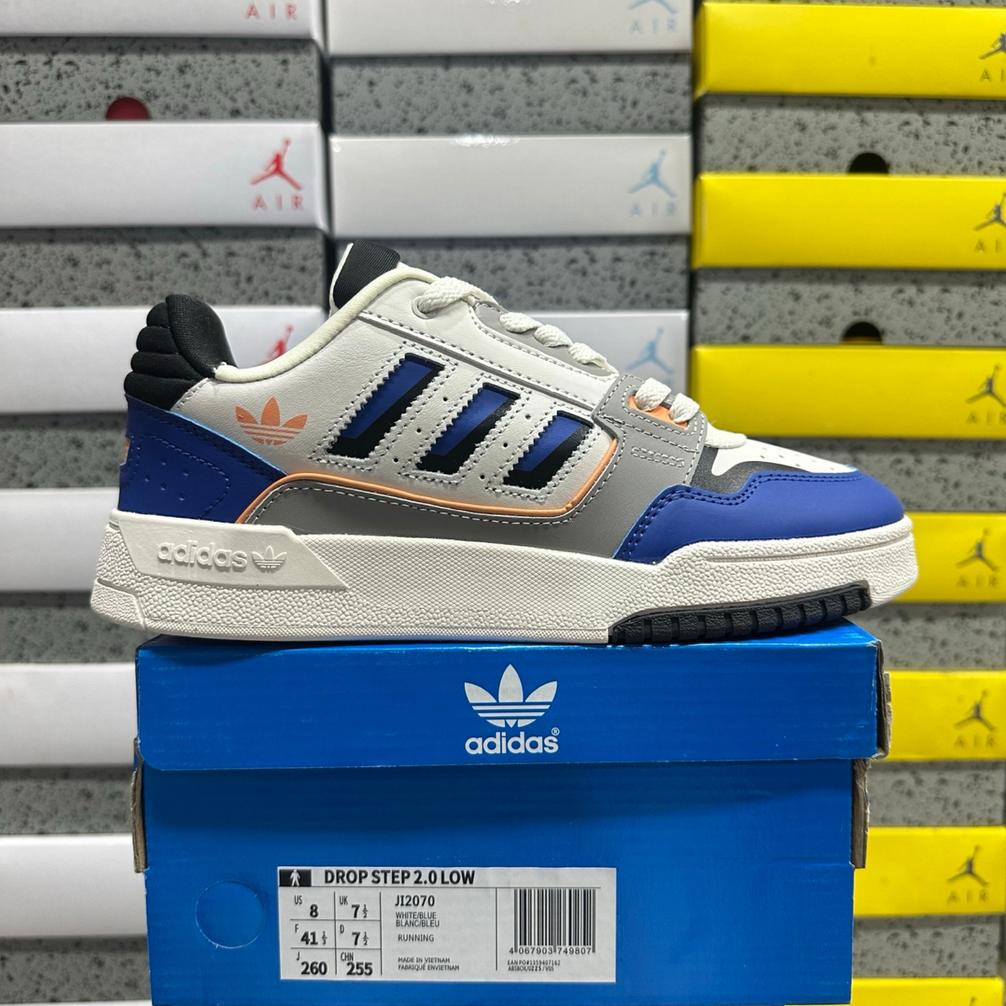 Adidas Drop Step Low 2.0 - White Blue