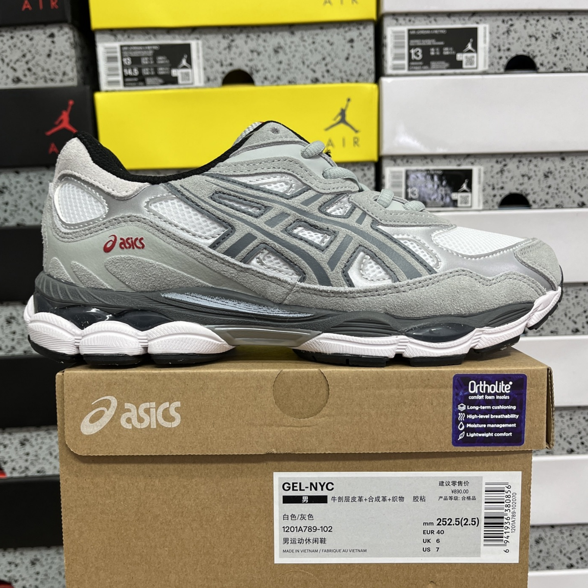 Asics Gel NYC - White Steel Grey