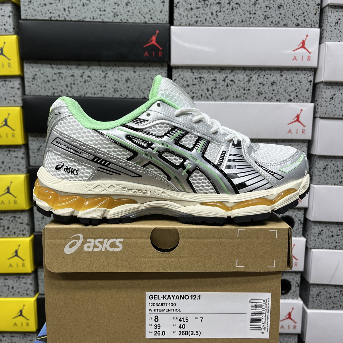 Asics Gel Kayano 12.1 - White Menthol