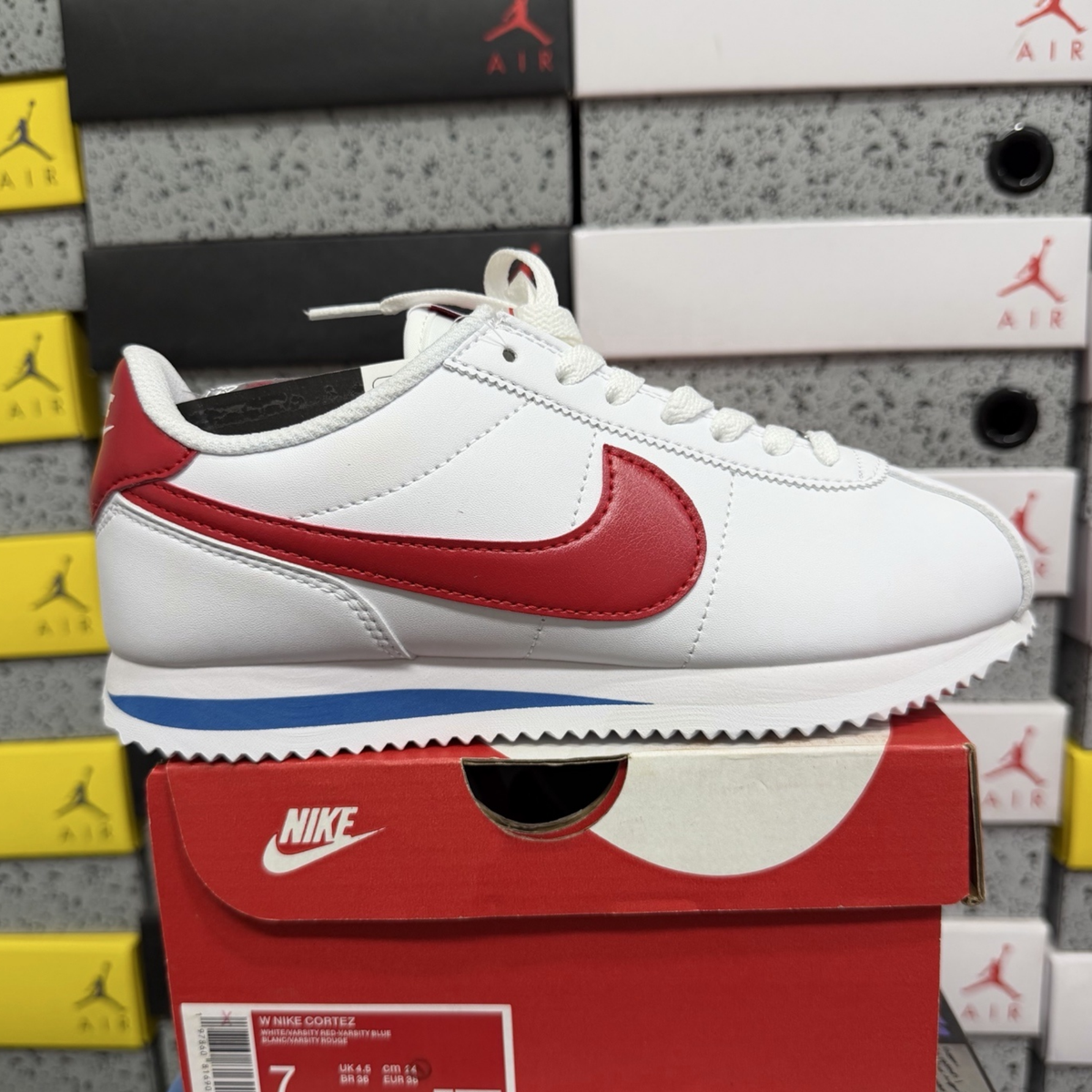 Nike Cortez Leather - White Varsity Red