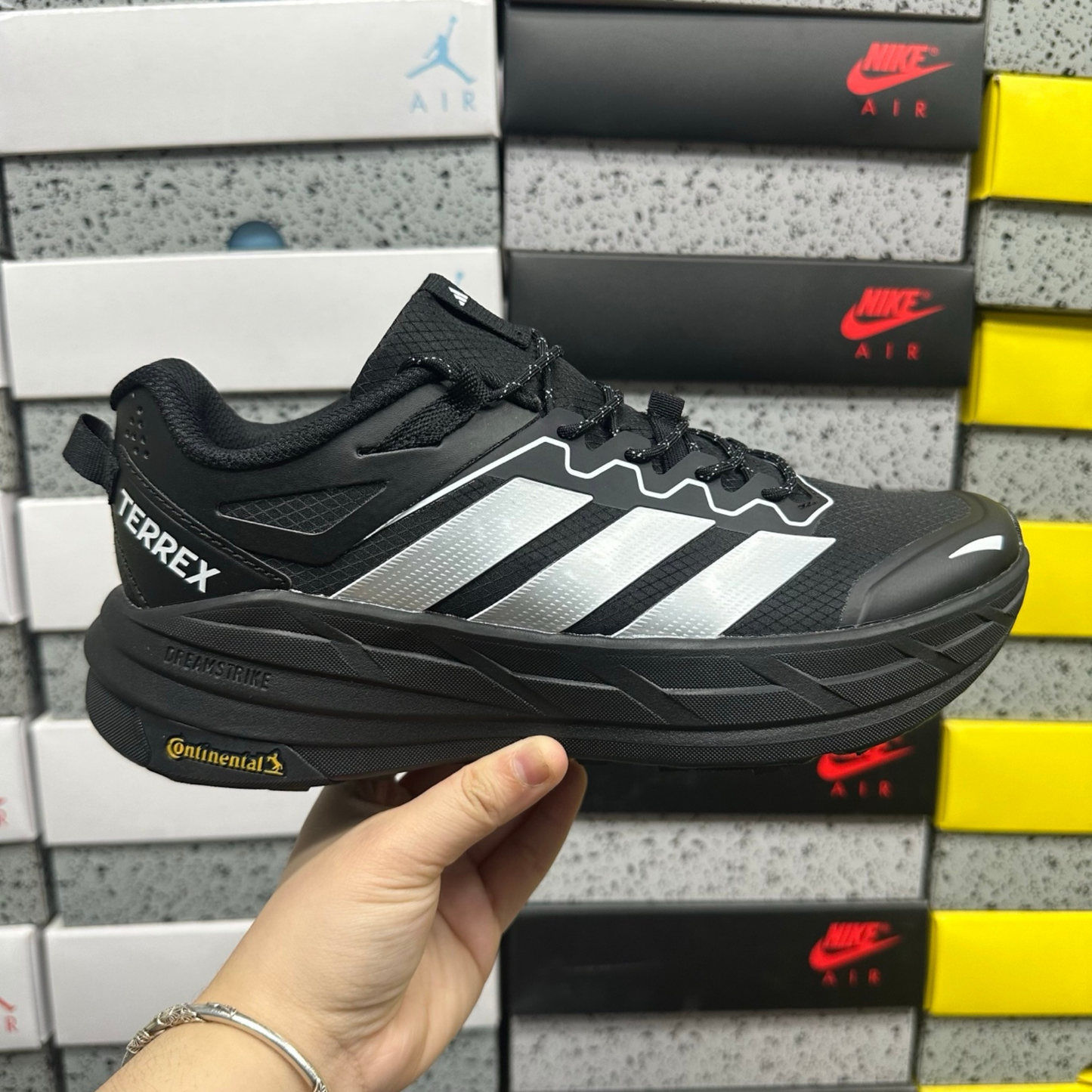 Adidas Terrex  Freehiker LT - Core Black/Silver Metallic