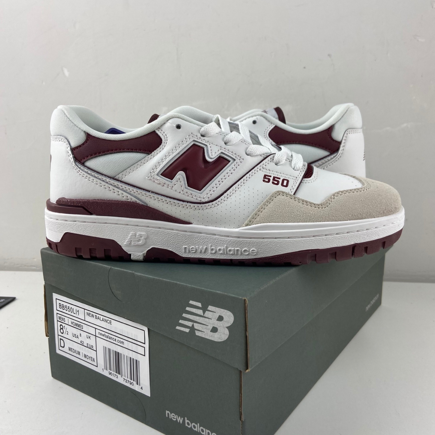 New Balance 550 -  Burgundy