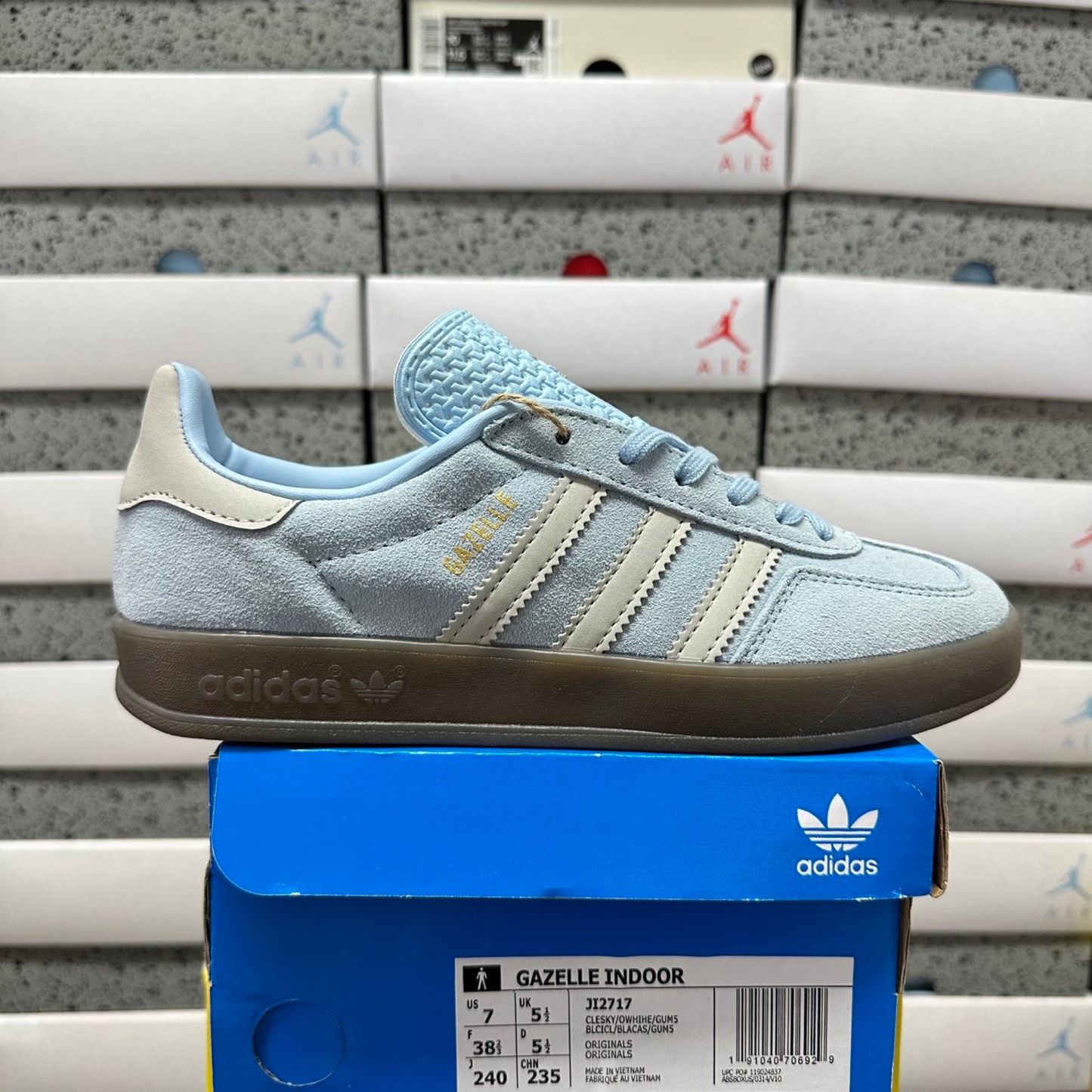 Adidas Gazelle Indoor - Clear Sky