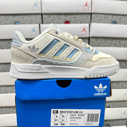 Adidas Drop Step Low 2.0 - White / Linen Blue / Beige
