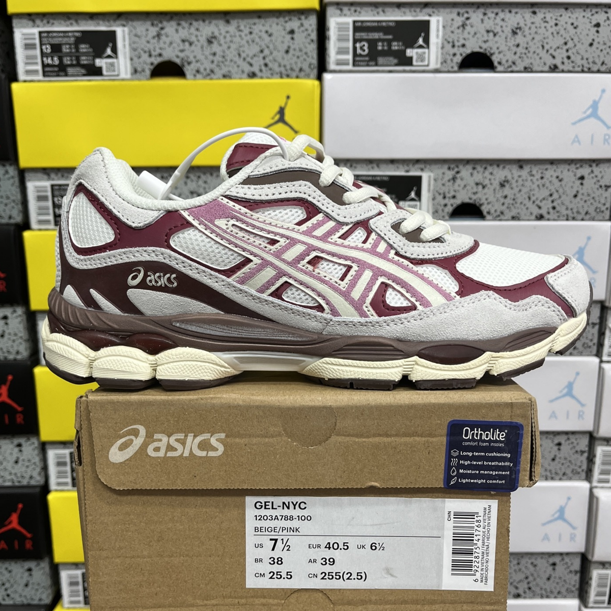Asics Gel NYC - Cream Sweet Pink
