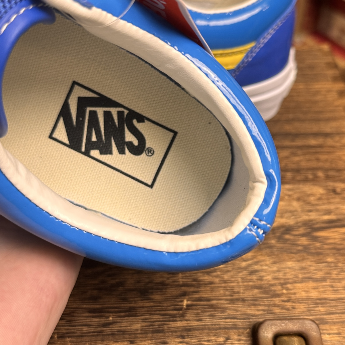 Vans LX Old Skool 36 Patent Leather - Bright Azure