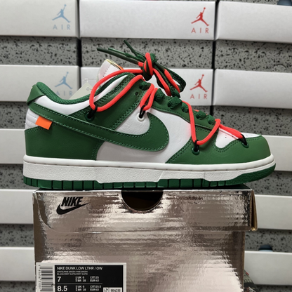 Off-White X Nike SB Dunk Low - Pine Green