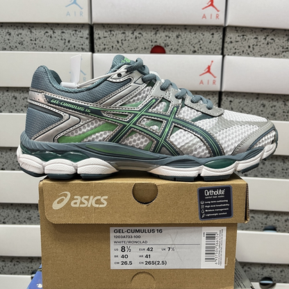Asics Gel Cumulus 16 - Slate Grey Shamrock Green