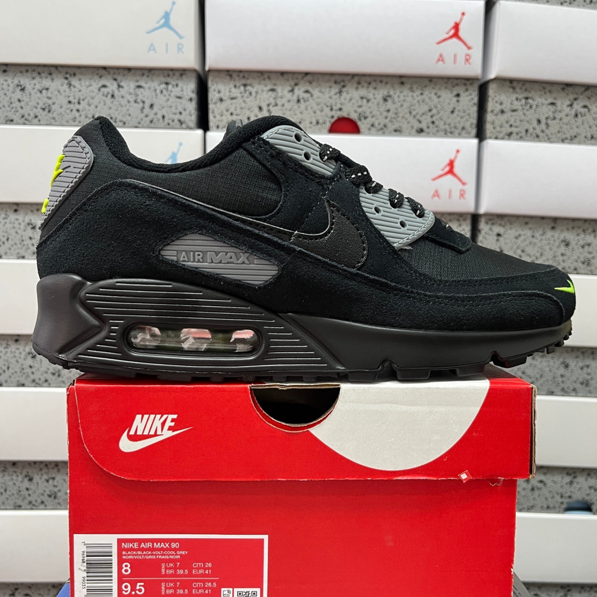 Nike Air Max 90 - Black Volt Cool Grey