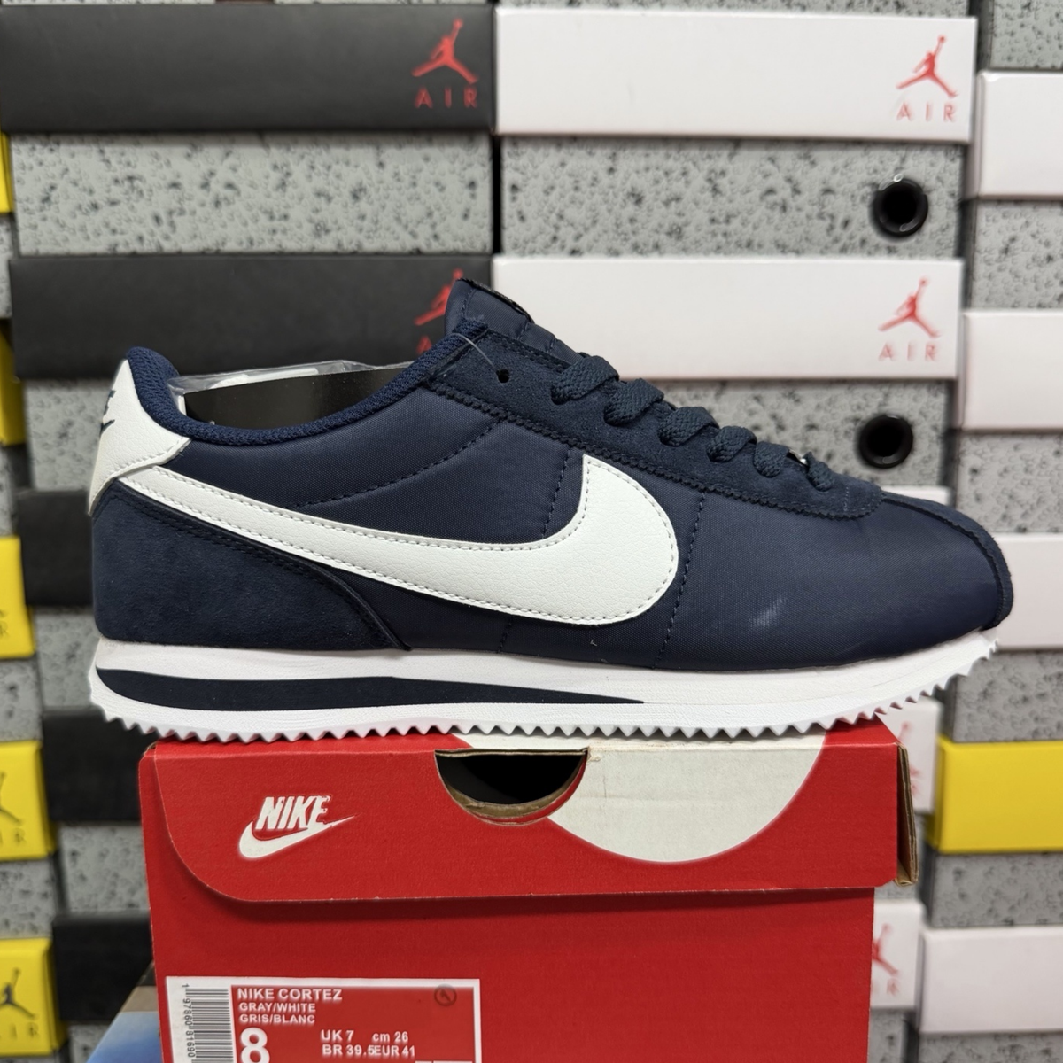 Nike Cortez Textile - Midnight Navy White