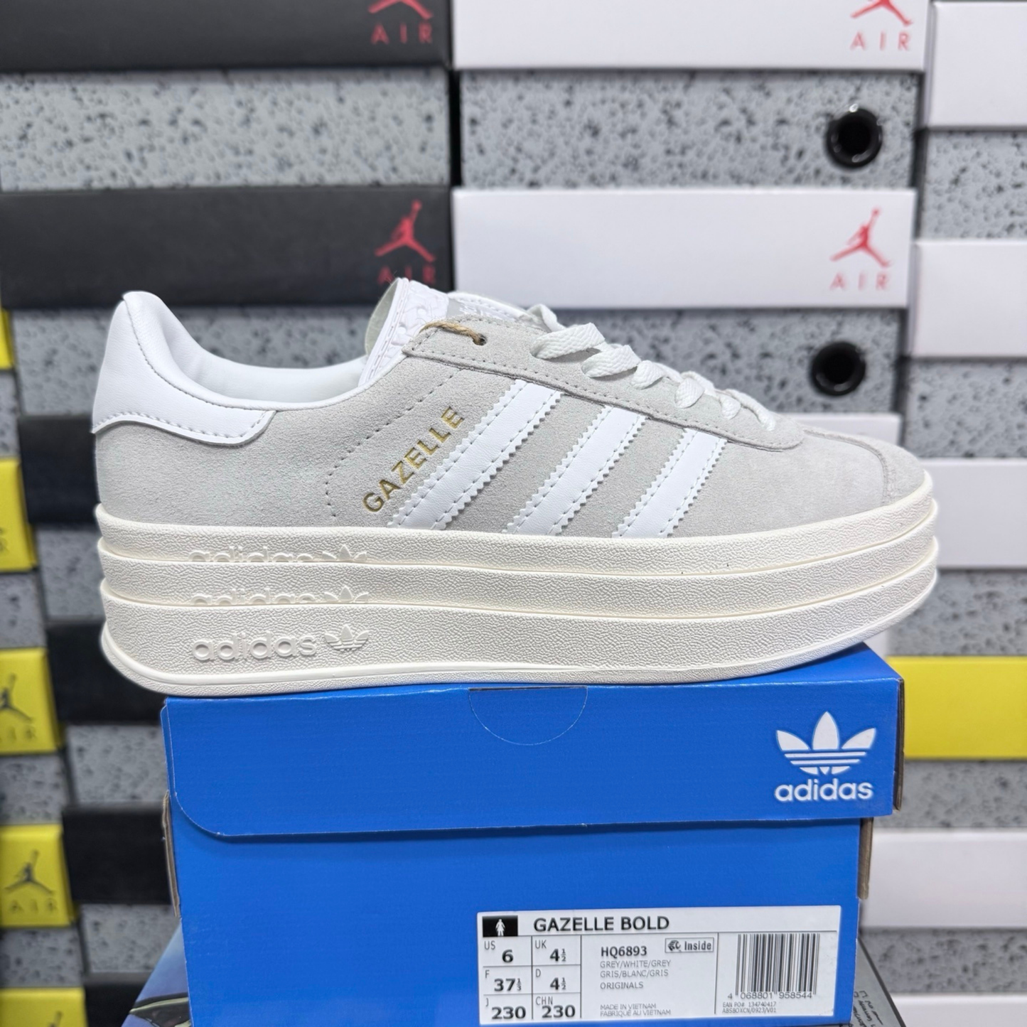 Adidas Gazelle Bold - Grey Two