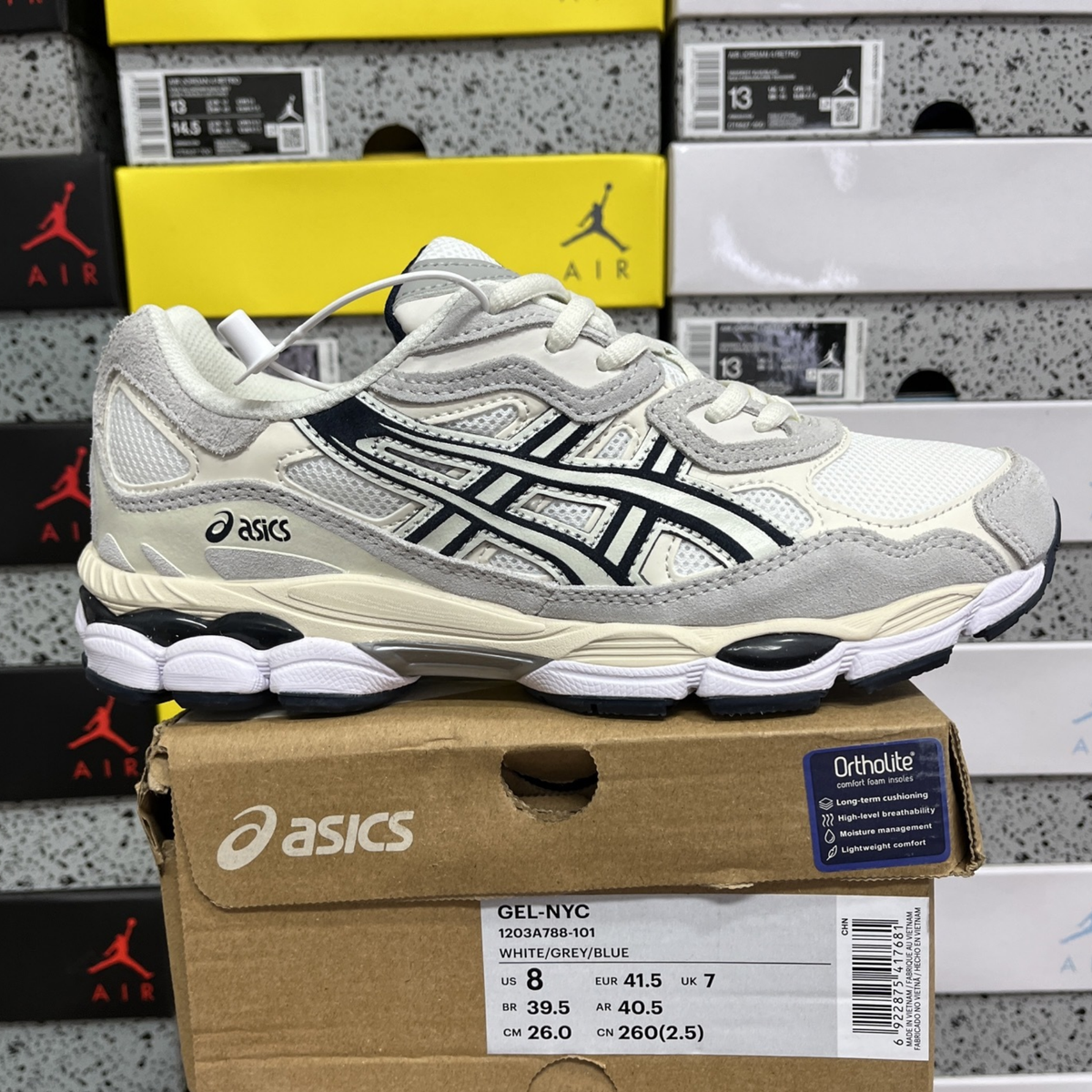 Asics Gel NYC - White Smoke Grey