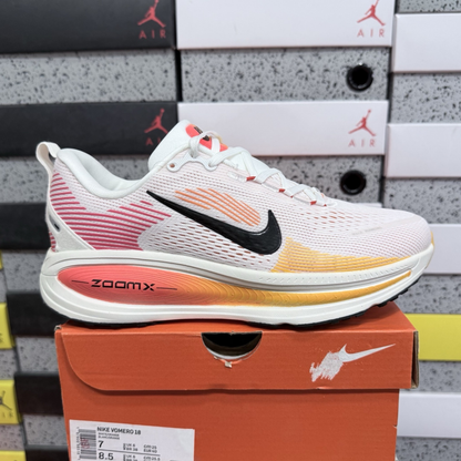 Nike Vomero 18 - Sail Bright Crimson Laser Orange