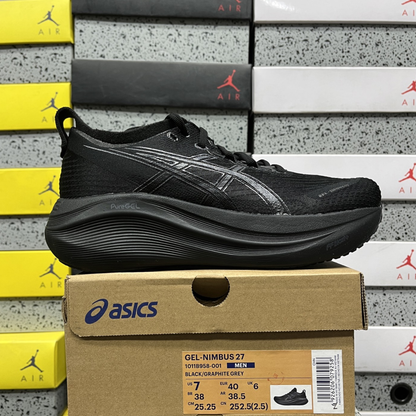 Asics Gel Nimbus 27 - Black / Graphite Grey