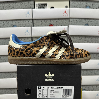 Wales Bonner x Adidas Samba -  Pony Leopard