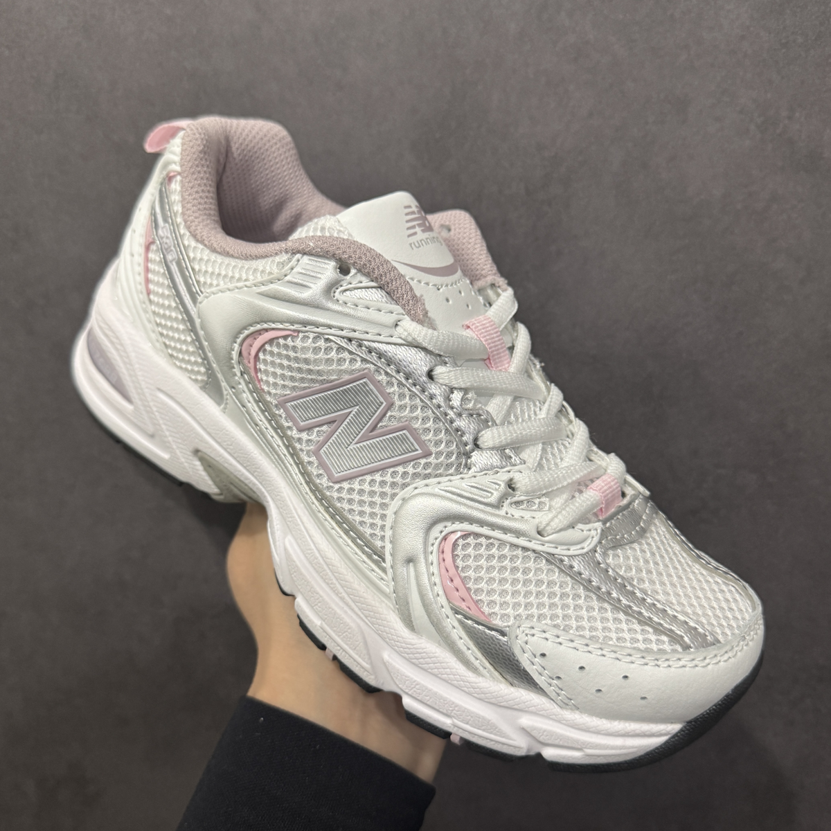 New Balance 530 - White Silver Ice Wine