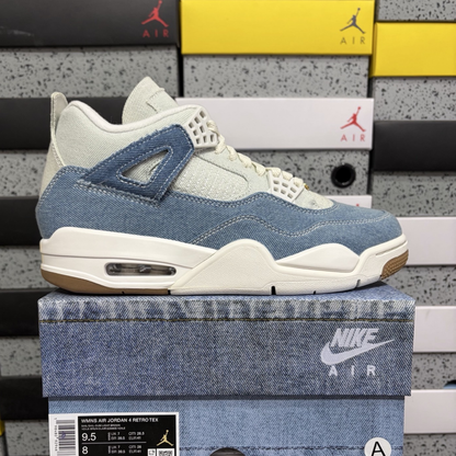 Air Jordan 4 Retro TEX - Worn Blue Denim
