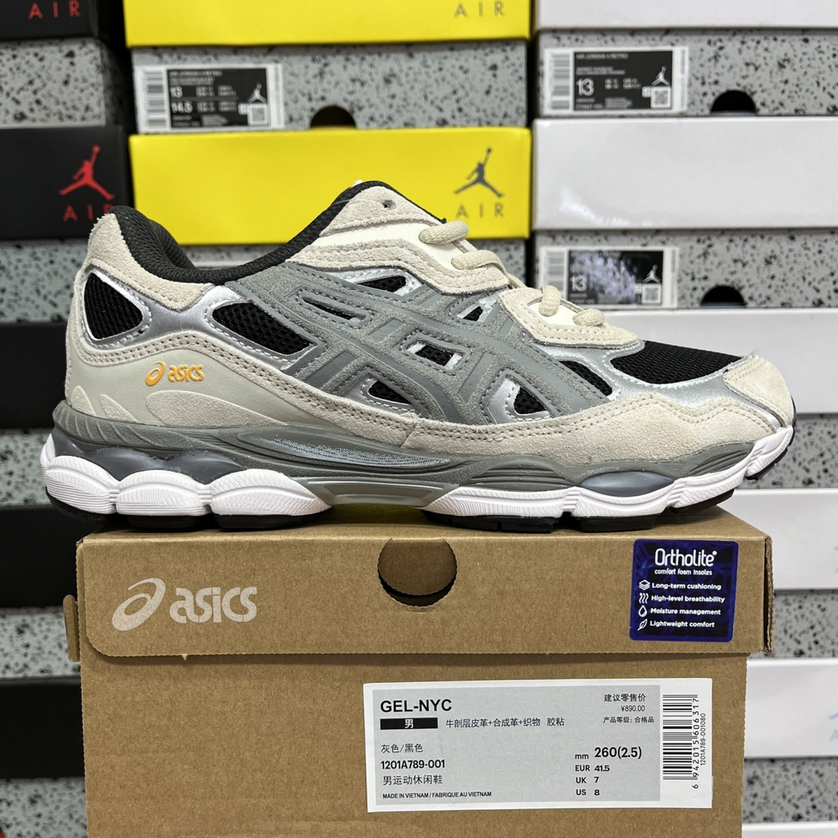 Asics Gel NYC - Black Clay Grey