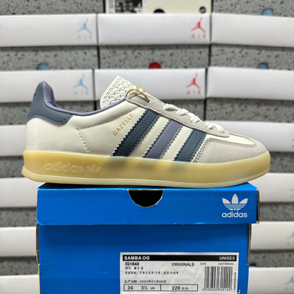 Adidas Gazelle Indoor - White / Preloved Ink / Off White