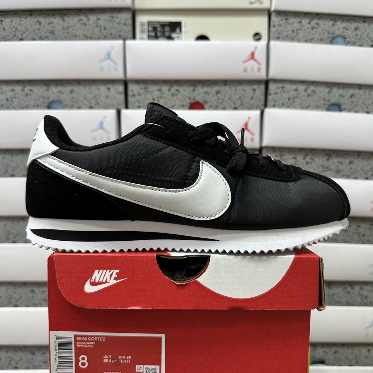 Nike Cortez Textile - Black White