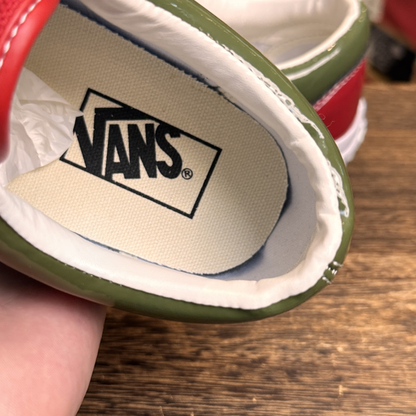 Vans LX Old Skool 36 Patent Leather - Bordeaux Olive