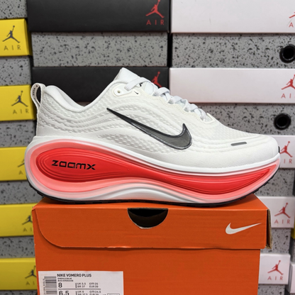 Nike Vomero Plus - White Black Bright Crimson