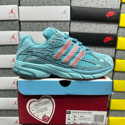UNHEARD OF x Adidas Adistar Cushion - Bliss Blue/Semi Pink Spark