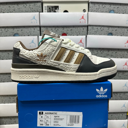 Adidas Forum Low - Core White / Bronze Strata