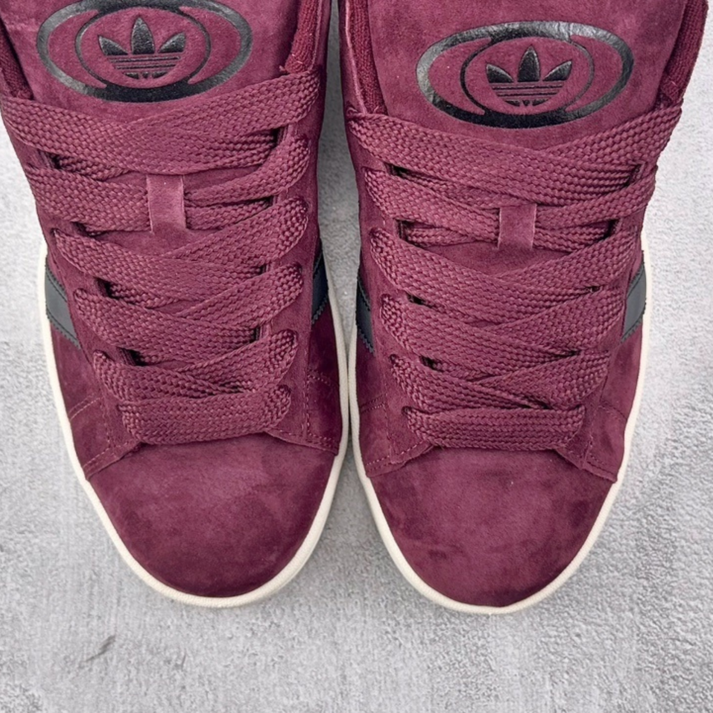 Adidas Campus 00's - Deep Burgundy Core Black