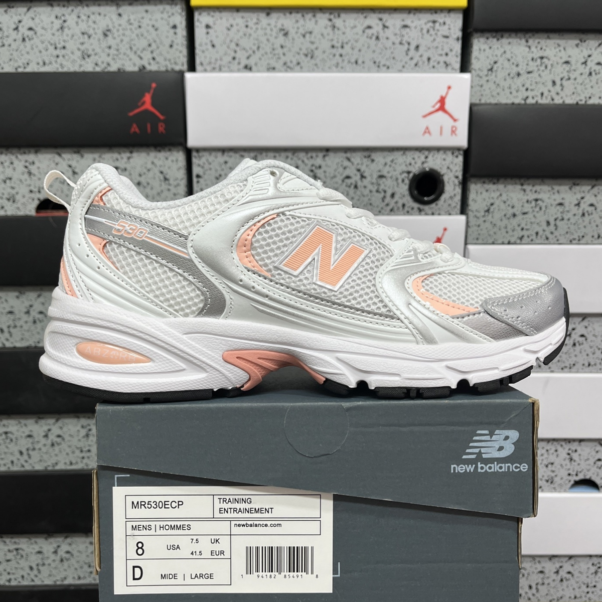New Balance 530 - White Light Pink