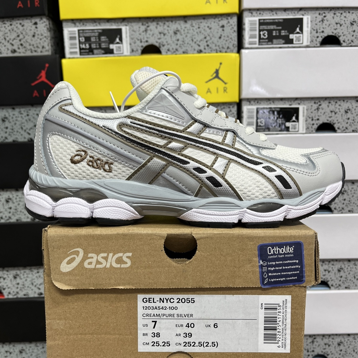 Asics Gel NYC 2055 - Cream Pure Silver