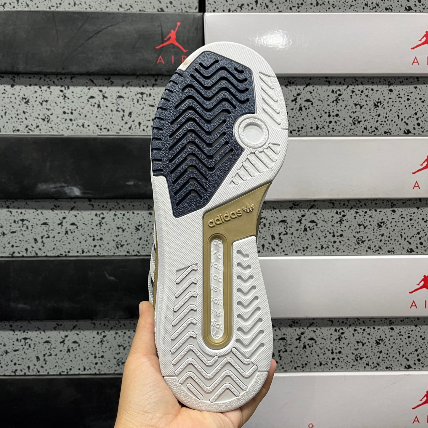 Adidas Drop Step Low 2.0 - White Brown